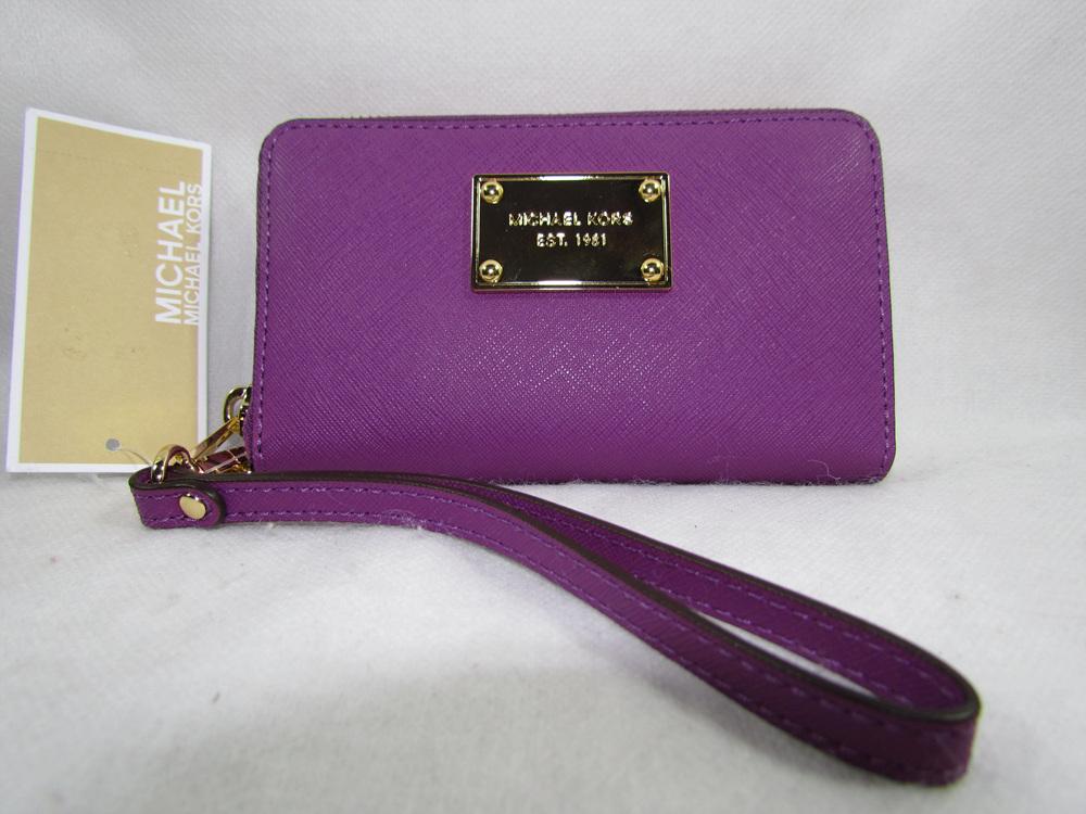michael kors wristlet phone wallet