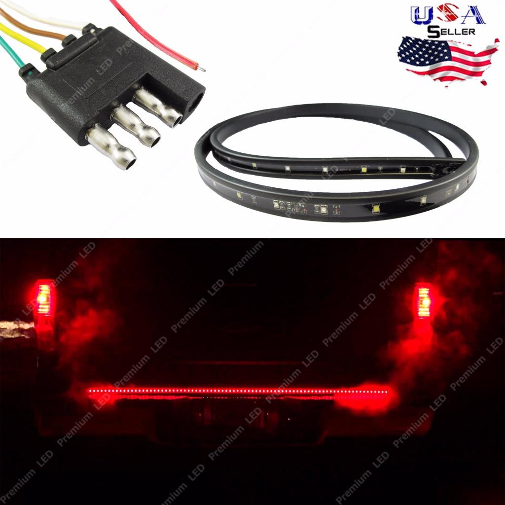 60 Quot Trunk Tailgate Red White Led Light Bar For Reverse 60 Led Tailgate Light Bar With Backup Light Function