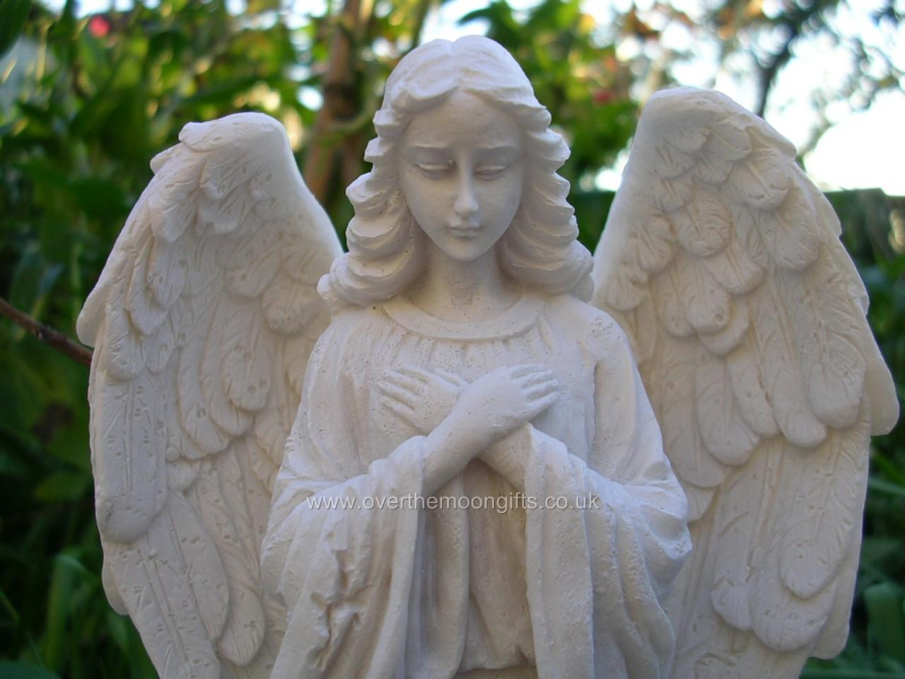 Set of 3 Rejoicing Angels Grave Memorial Garden Ornament eBay