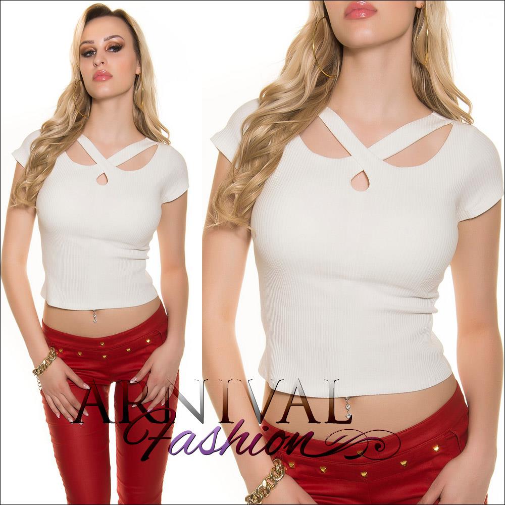 New Sexy Ladies Casual Ribbed Crop Tops Xs S M L Buy Womens Shirts 6 8