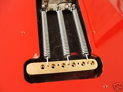 KGC Brass Tremolo Block for SQUIER Standard, 2 point Synchronous Twin