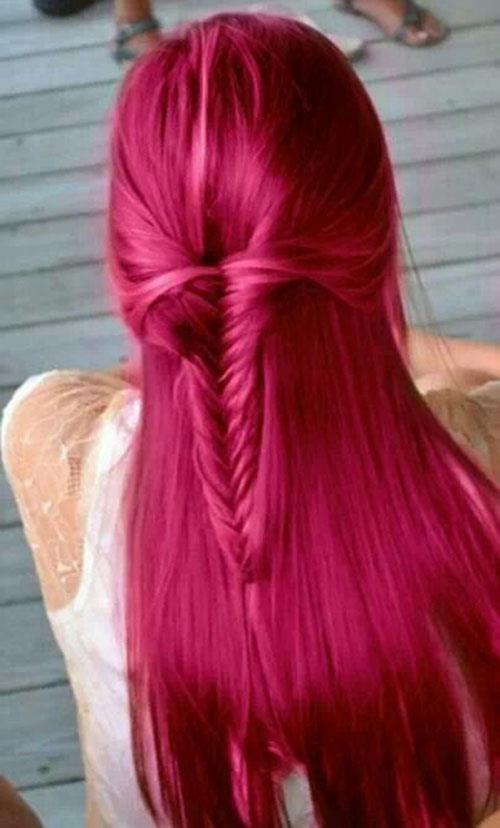 Berina Permanent Color Hair Dye Cream Magenta A24 Free Shipping