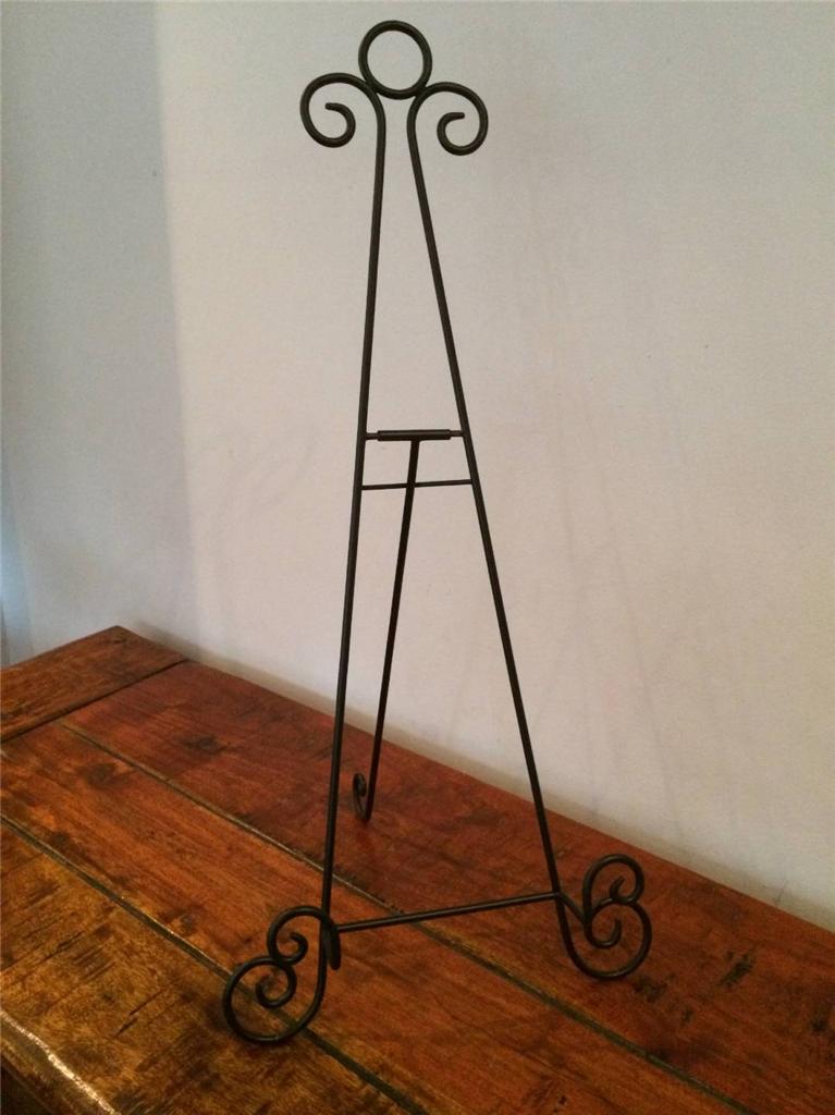 IRON EASEL DISPLAY CANVAS PICTURE ARTWORK MENU BOOK PLATE STAND WEDDING