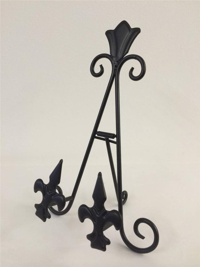 BLACK IRON EASEL DISPLAY PICTURE CANVAS ARTWORK MENU WEDDING TABLE