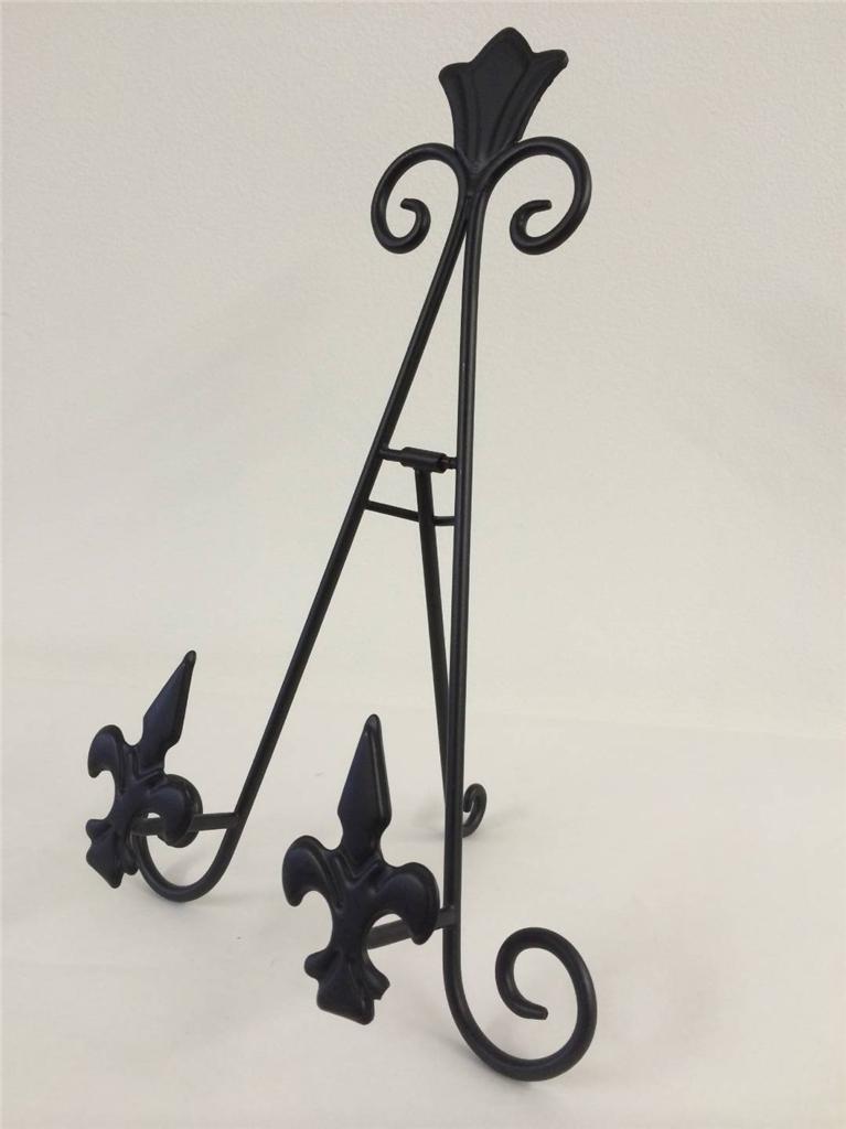 BLACK IRON EASEL DISPLAY PICTURE CANVAS ARTWORK MENU WEDDING TABLE