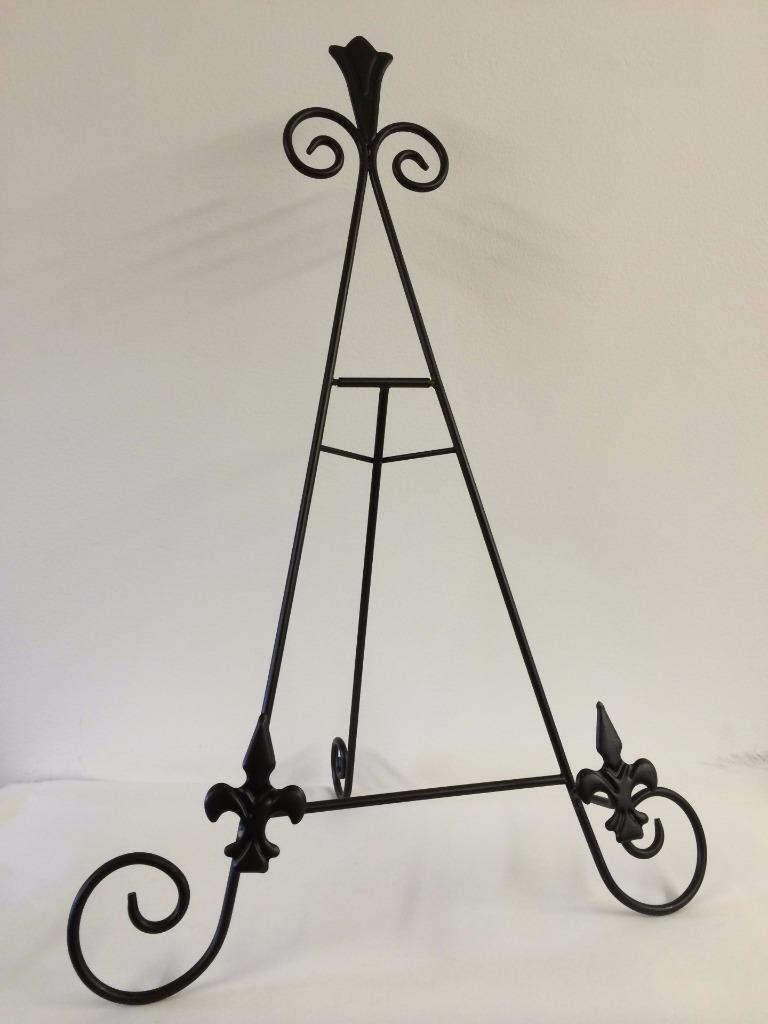 WHITE GOLD BLACK 24" / 2 ft IRON EASEL DISPLAY PICTURE WEDDING MENU