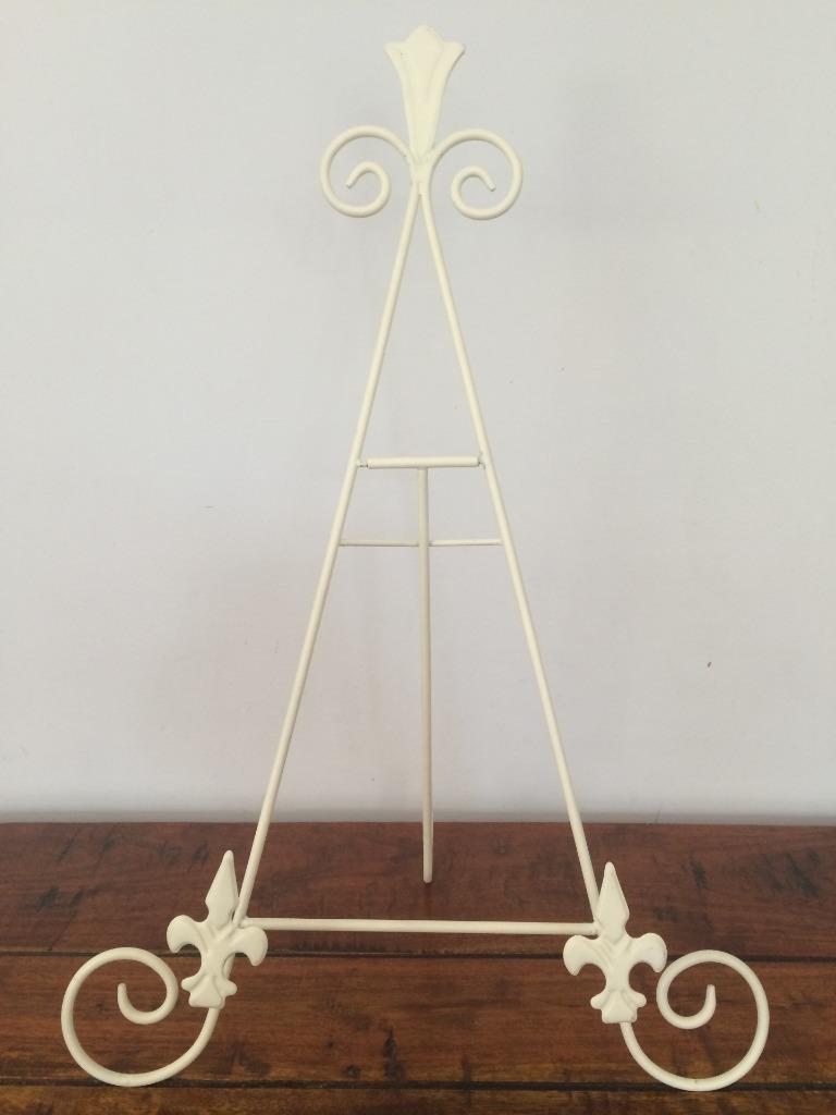 WHITE GOLD BLACK 24" / 2 ft IRON EASEL DISPLAY PICTURE WEDDING MENU