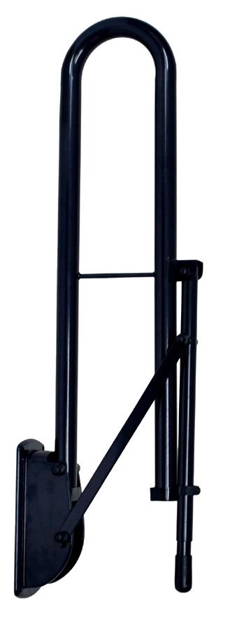 Wall Mounted Fold Down Grab Bar W Leg Support Swing Up