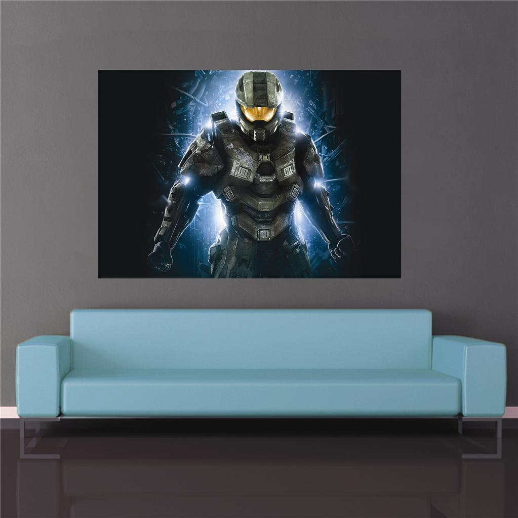 HALO MASTER CHIEF GAME GAMING A1/A2 POSTER WALL ART GI_289 eBay