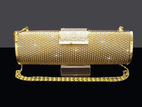 Gold Sparkly Diamante Evening Handbag Clutch Purse UK | eBay