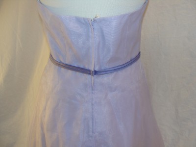 Lilac Bridesmaid Dresses on Lavender Lilac Purple Organza Halter Tea Length Prom Bridesmaid Dress