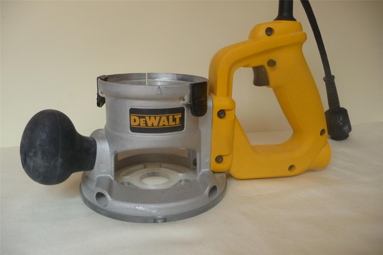 DEWALT ROUTER DW618 SYSTEM + 3 INTERCHANGEABLE BASES + ACSESORIES+ CASE