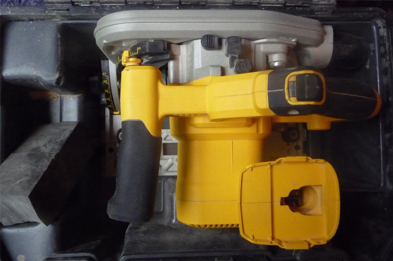 DEWALT DC352 XRP 18v CORDLESS CIRCULAR PLUNGE SAW CASE INSTRUCTIONS