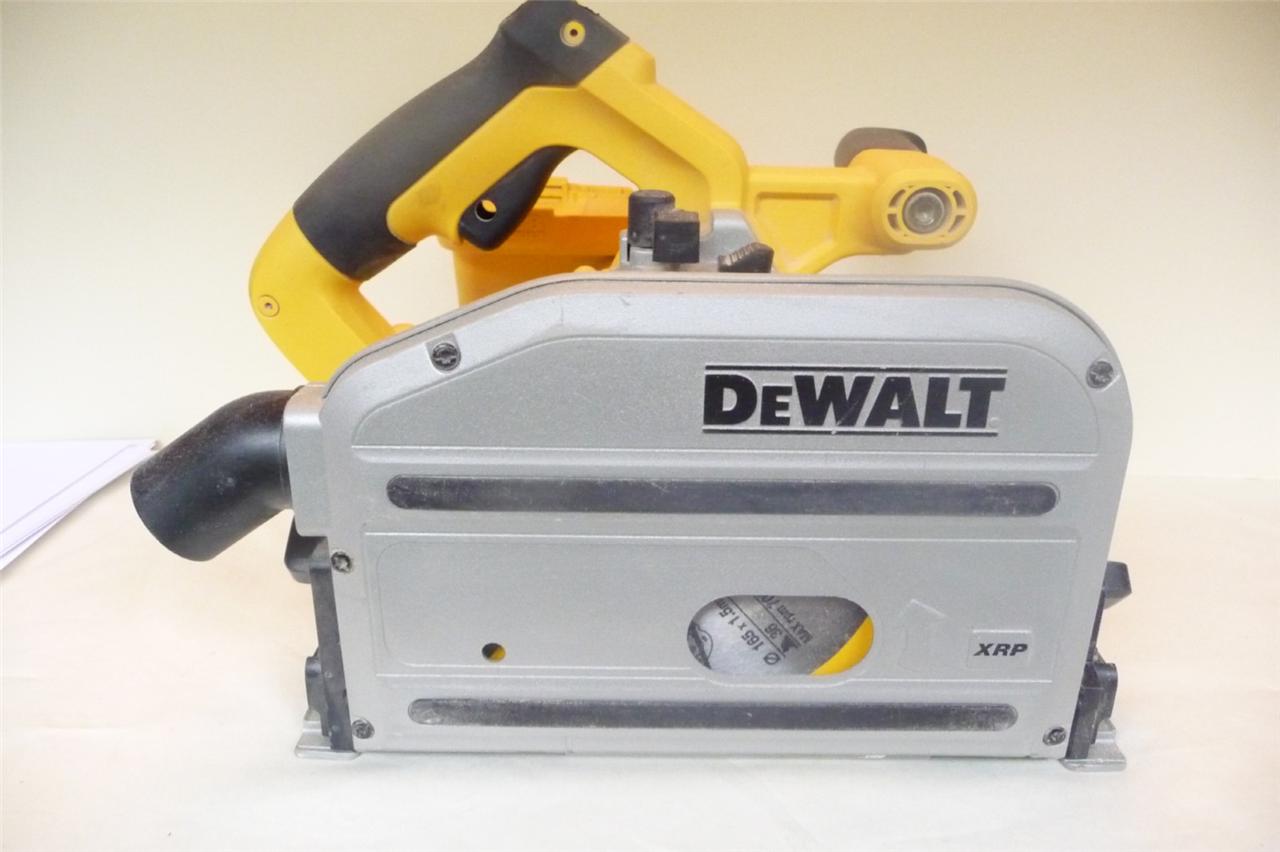 DEWALT DC352 XRP 18v CORDLESS CIRCULAR PLUNGE SAW CASE INSTRUCTIONS EXCEL COND eBay