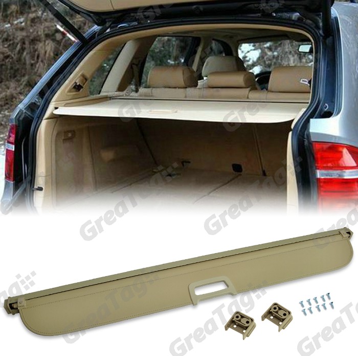 Bmw x5 trunk cargo retractable luggage cover #3