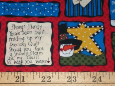 Christmas Bedding Holiday on X54 Snowman My Precious Quilt Christmas Holiday Fabric Yards Ebay