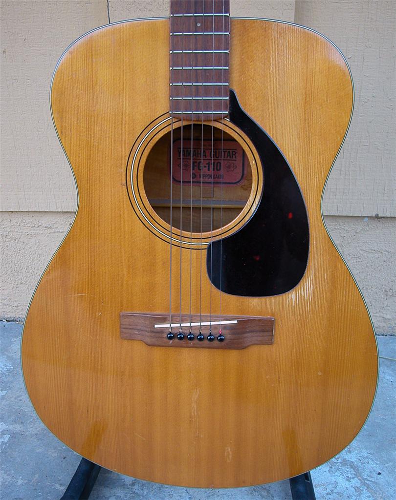 Vintage Yamaha Nippon Gakki FG 110 Red Label LG 3 Style Acoustic Guitar yamaha-fg-150-and-fg140-comparison-youtube