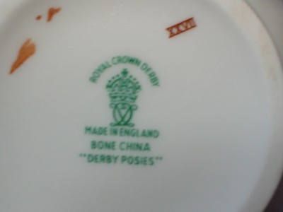 Royal Crown Derby Royal Wedding on Royal Crown Derby Creamer Derby Posies   Ebay