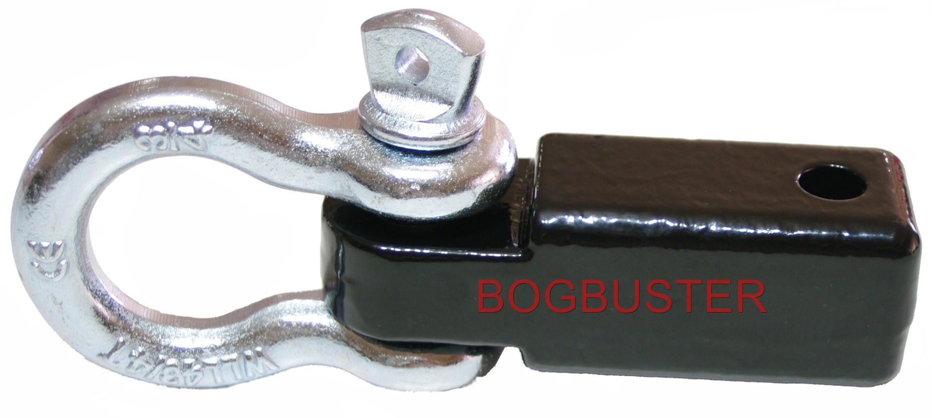 Bogbuster Recovery Hitch Receiver TOW BAR Hook 4 75 T BOW Shackle 4x4
