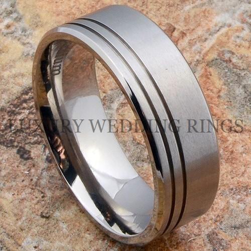 ... Titanium Men's Ring Matte Top Wedding Bands Bridal Jewelry Size 6-13 ... Titanium Men's Ring Matte Top Wedding Bands Bridal Jewelry Size 6-13