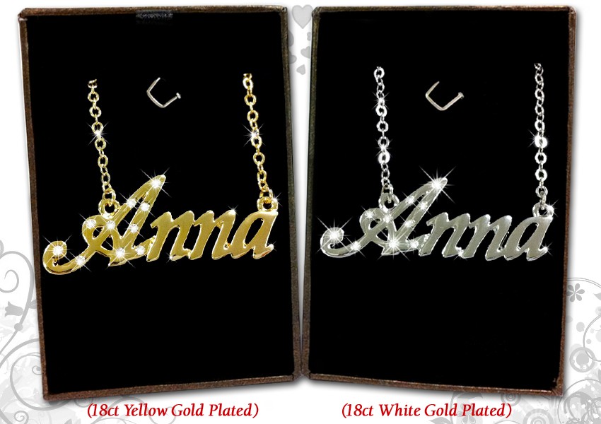 Arabic Name Necklace IRAM 18ct Gold Plated Personalised Fashion Jewelery Gifts 