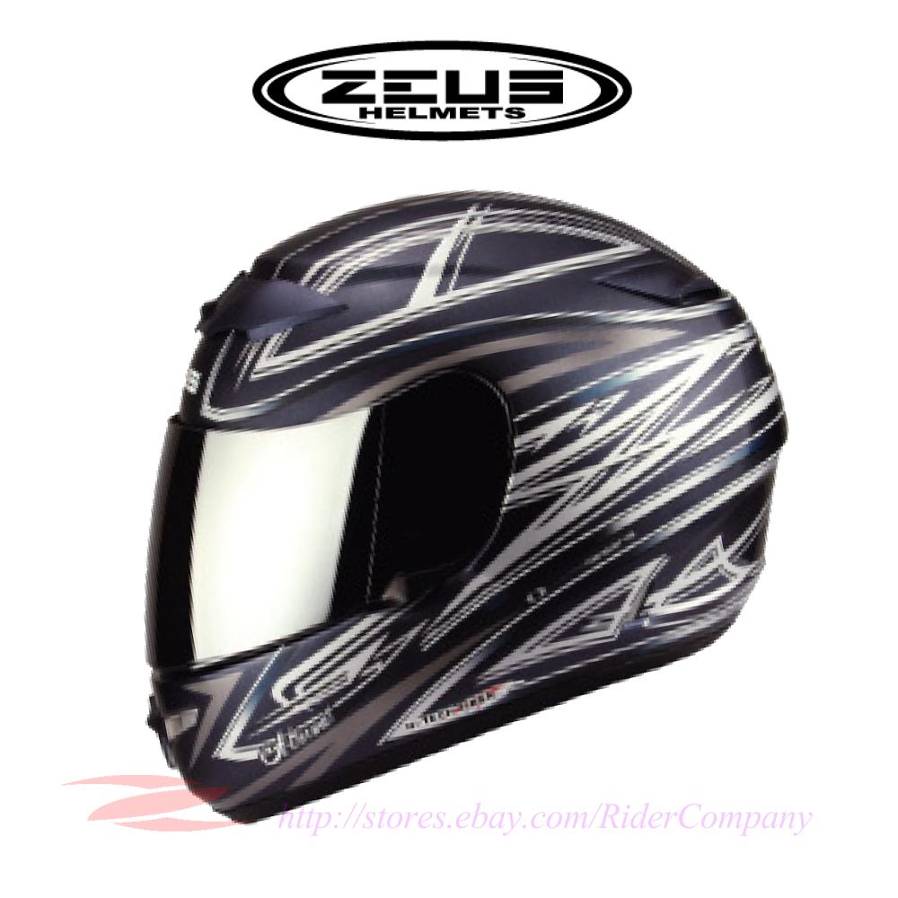 ZEUS ZS1200 Motorcycle Helmet Full Face Hi Fiber Light Weight DOT Safe