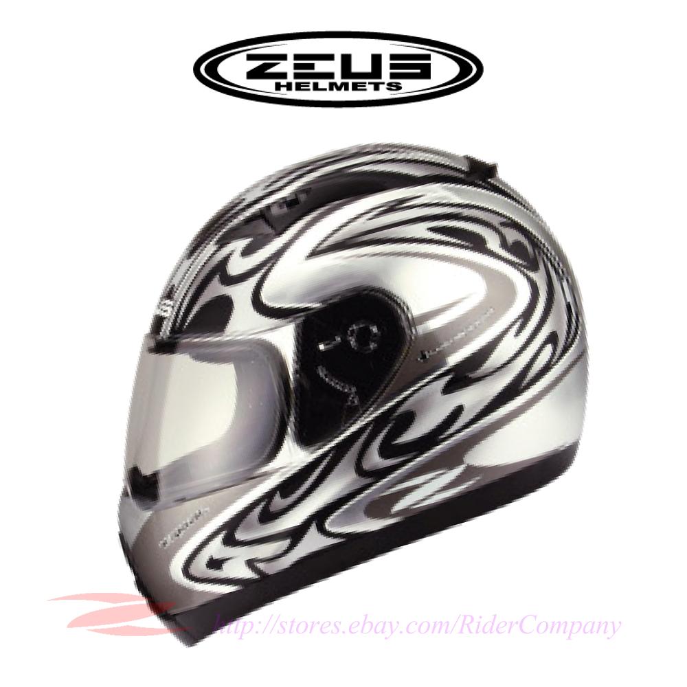 ZEUS ZS2100 Motorcycle Helmet Full Face + "Bonus" Peak Visor