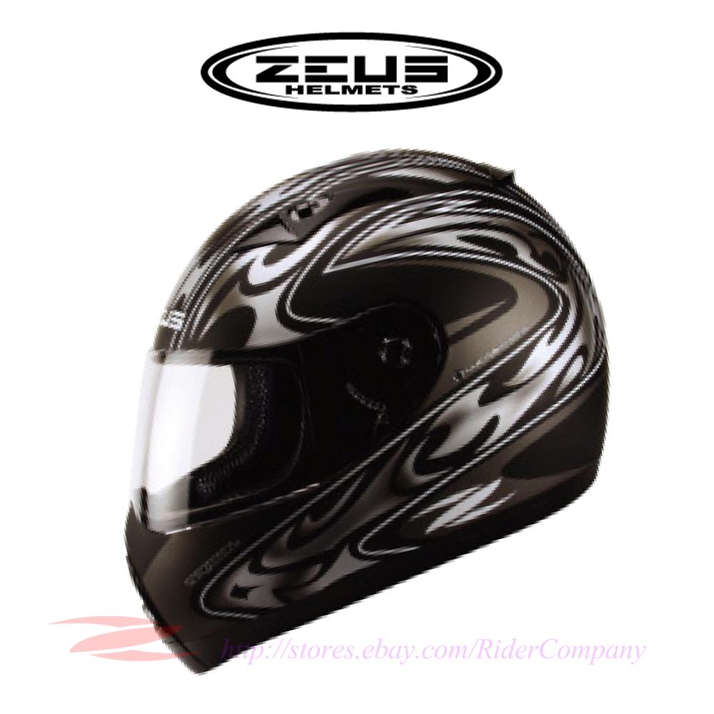 ZEUS ZS2100 Motorcycle Helmet Full Face + "Bonus" Peak Visor