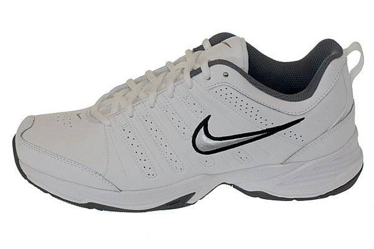 nike white leather trainers