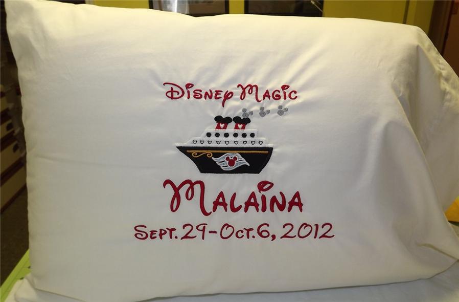 Personalized Pillowcase Disney Cruise Ship Your Choice eBay