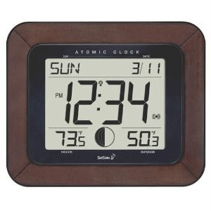atomic clock skyscan outdoor weather station temperature moon temp phases clocks club sams scan condition samsclub sam