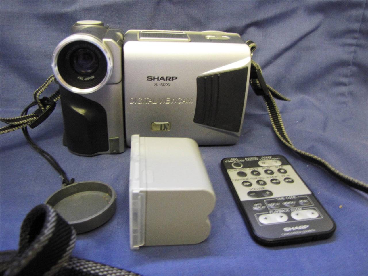 SHARP VIEWCAM VLSD20U MiniDV CAMCORDER eBay