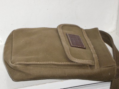 Distressed Leather Messenger  on Distressed Canvas Brown Leather Cross Body Messenger Bag Guc   Ebay