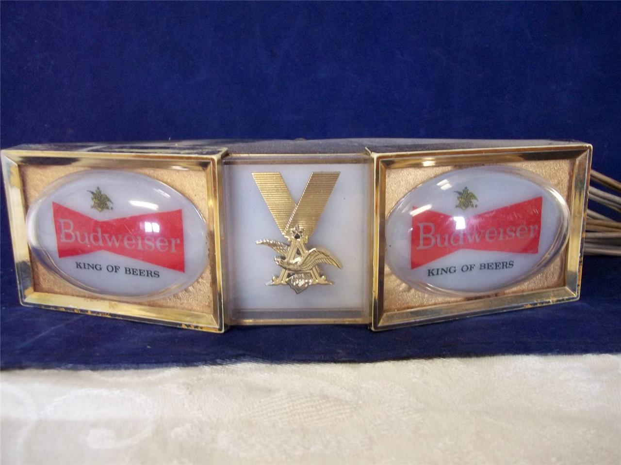 Vintage Budweiser Bar Light Sign Cash Register Light Sign Man Cave eBay