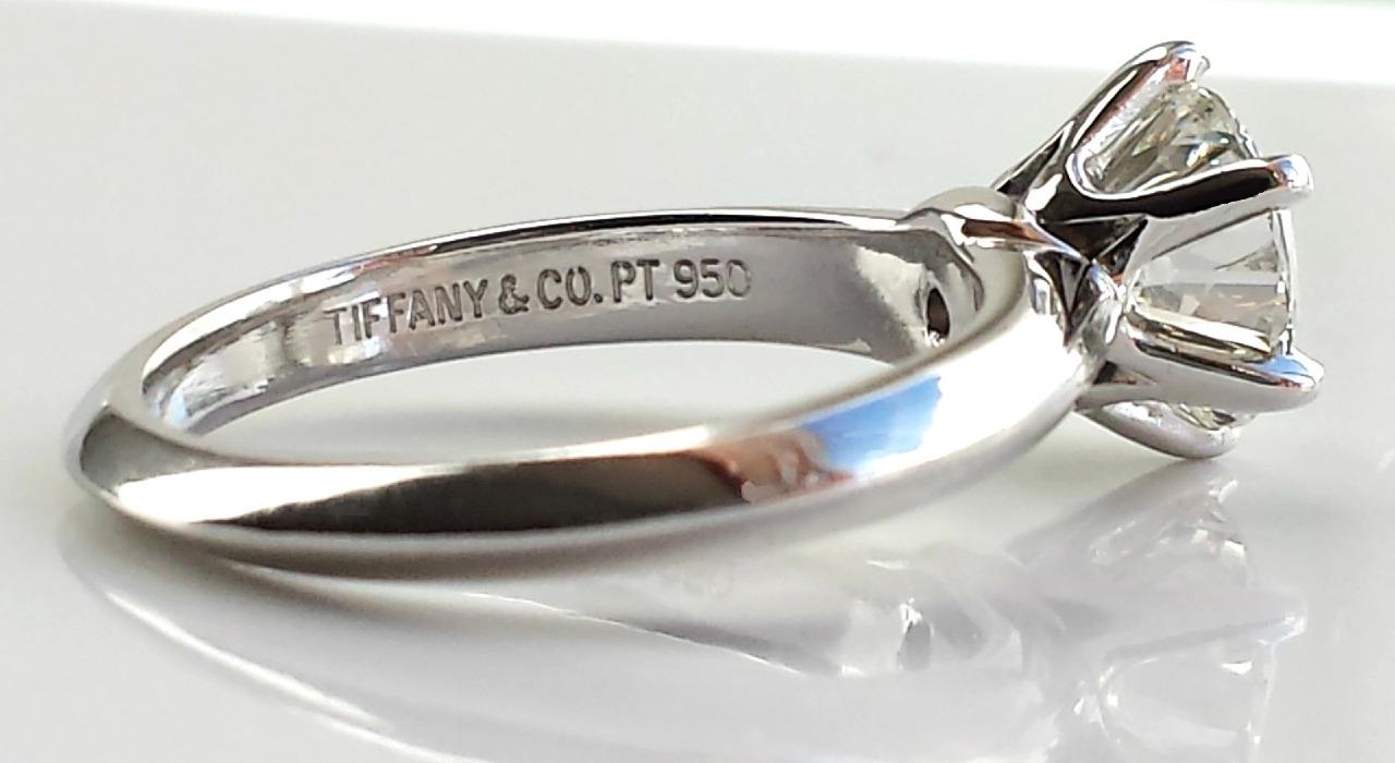 tiffany & co pt950 ring