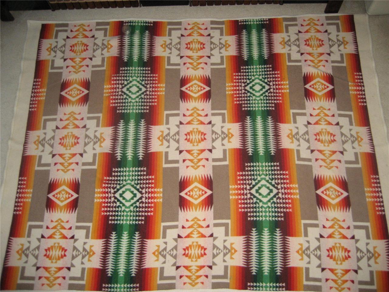 Pendleton Blanket 58" x 76" Beaver State100 Wool Made in USA