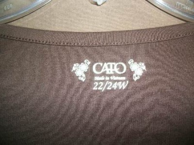Cato Clothing  Size on Plus Sz Lot 10 Stylish Ss Shirts Blouses Top 3xl 22 24 Xxxl Cato