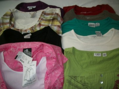 Cato Clothing  Size on Plus Size Lot 10 Stylish Blouses Tops Shirts Size 3xl 22 24 3x Cato