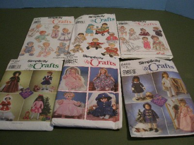  Doll Clothes on Simplicity Doll Clothes Patterns 18 Inch Dolls And Baby Dolls   Ebay