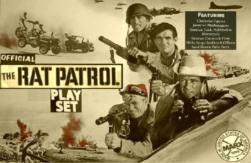 54mm Custom Marx RAT PATROL Playset + Aurora 1967 items eBay