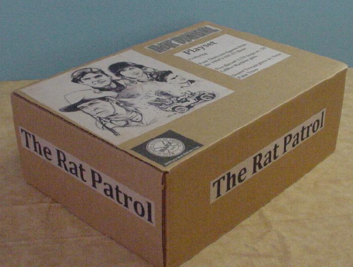 1/32 TV's RAT PATROL Playset Jeeps & characters Marx Battleground
