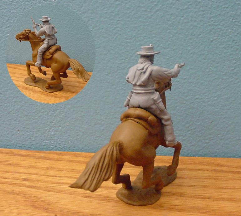 54mm OUTLAW JOSEY WALES 1 Clint Eastwood Marx Western playset