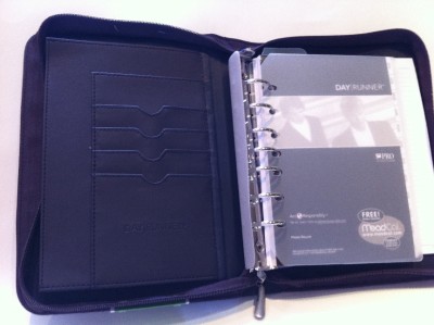 Lucrative image in day runner binder Old Fashioned image pertaining to day runner binder