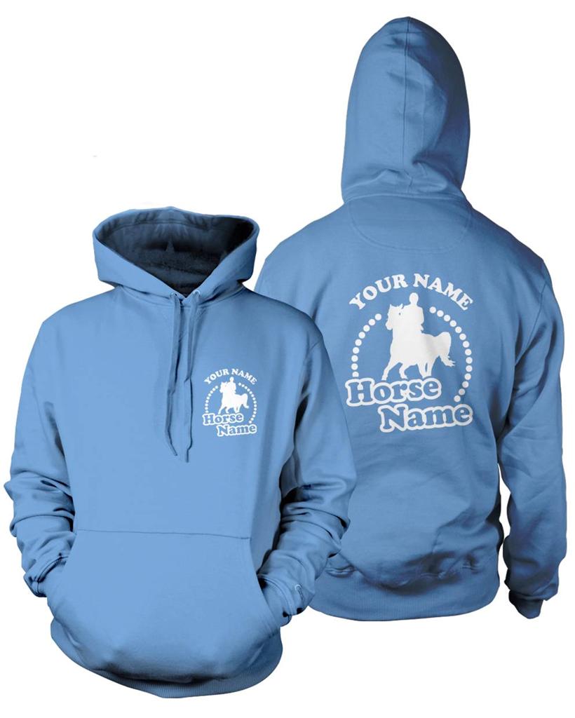 Personalised riding hoodies