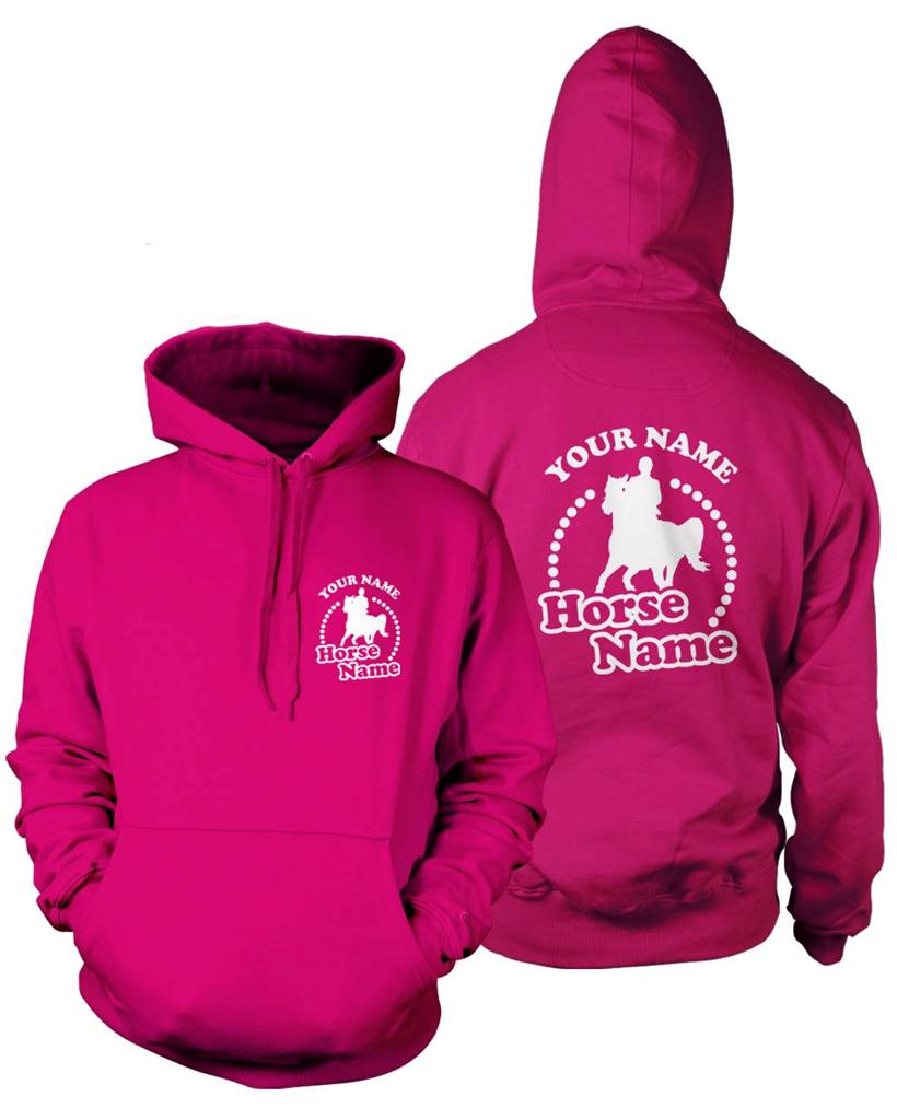PERSONALISED HORSEY HOODIERider's Name and Horse NameKids & Adults
