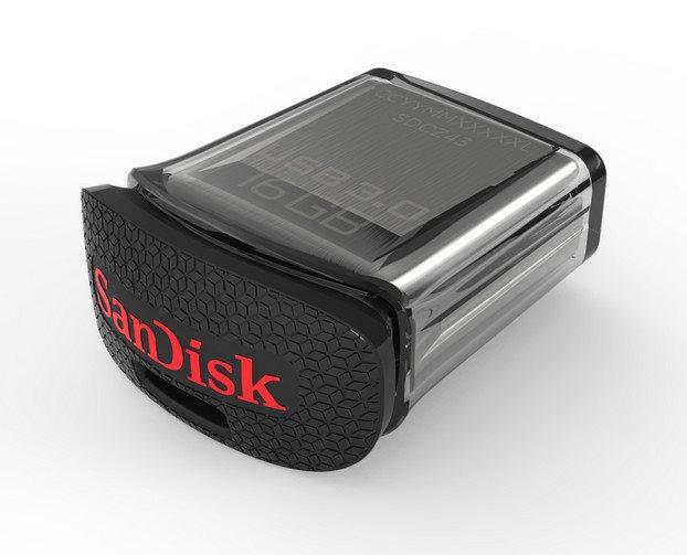SanDisk Ultra Fit CZ43 16GB USB 3.0 LowProfile Flash Drive Up To 130MB