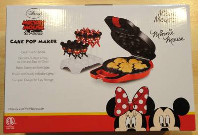 disney mickey mouse cake pop maker
