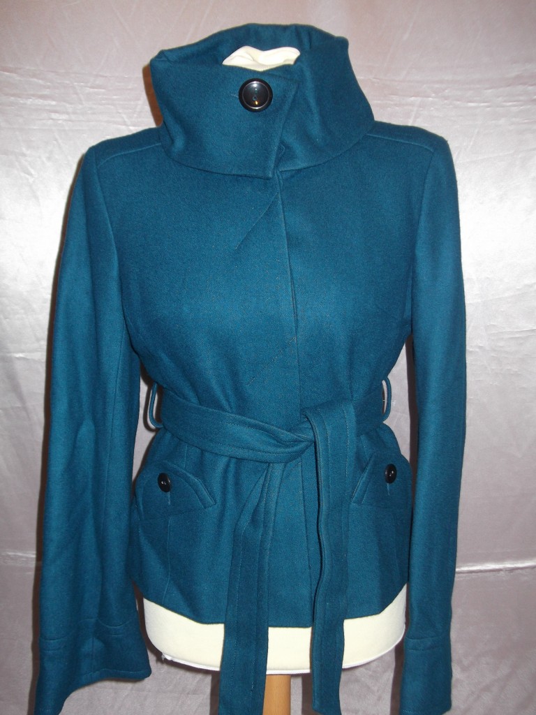 teal snow jacket