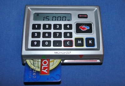 monopoly with card machine monopoly with card machine
