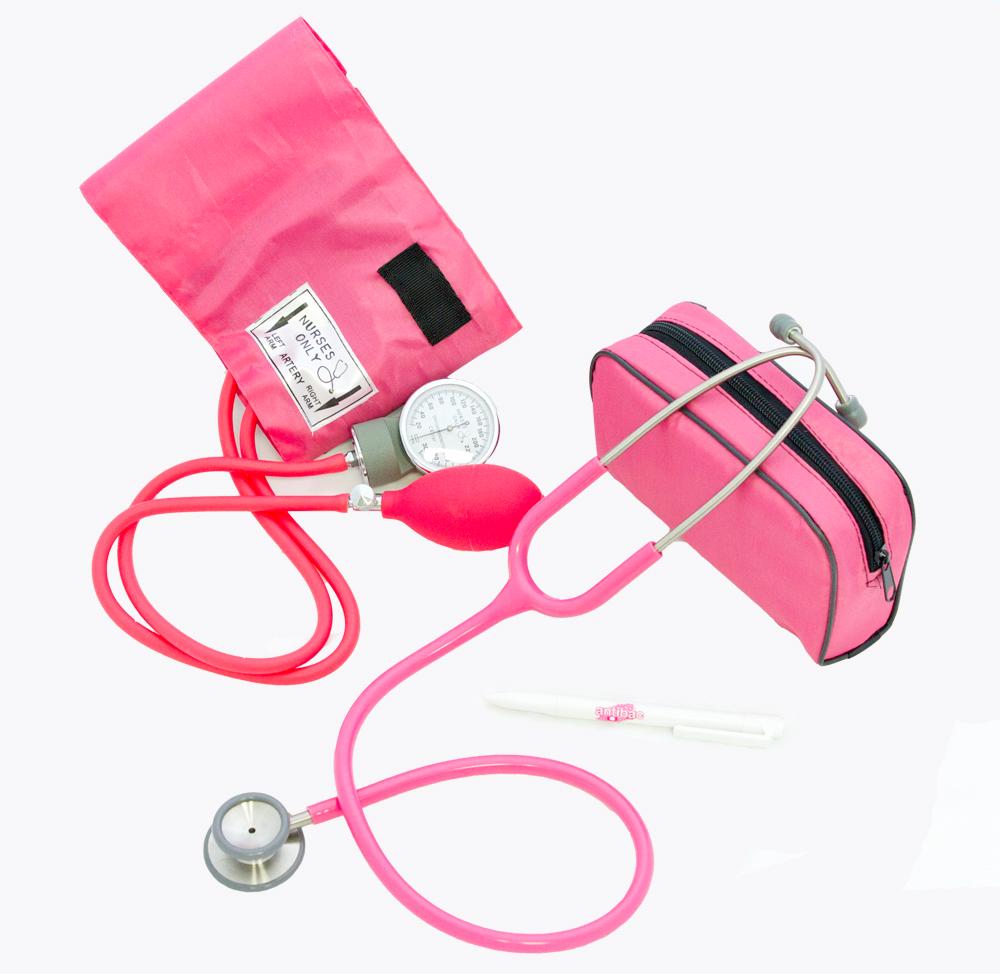 PINK Stethoscope and Sphygmomanometer kit eBay